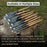 7-Piece Long Timber Framing Chisel Set