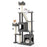 71 Inch Tall Cat Tree Multi-Level Large Cat Tower with Scratching Posts-Grey