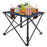 2Pcs Foldable Camping Table Portable Picnic Table Lightweight Travel Desk with 2 Cup Holders/Table Carrying Bag