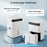74 Pints Dehumidifier for Home 4500 Sq.Ft Dehumidifier-White