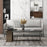 Modern 76 Inch Loveseat Sofa Couch for Apartment Dorm with Metal Legs-Gray
