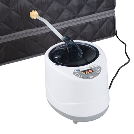 Durasage Portable Full Body Steam Sauna for at Home | 1200W 2.6L Steam Generator Including Remote Control | Portable Chair (1-Person)