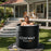 79 Gal Water Chiller Compatible Cold Plunge Tub with Cover-Black