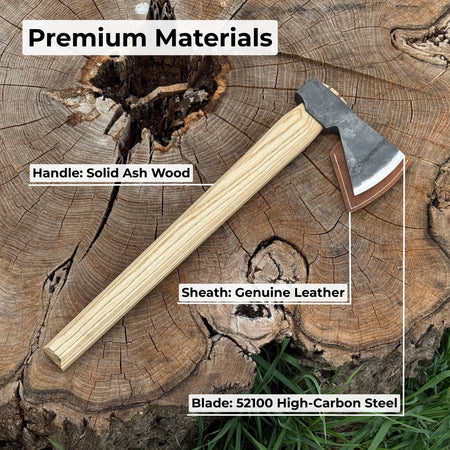 Bushcraft Axe – Camping Hatchet 0.74 kg 1.63 lb