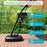 Patio Cantilever Offset Umbrella Base with Wheels for Garden Poolside Deck
