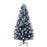 7 FT Flocked Christmas Tree with 8 Lighting Modes