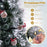 7 FT Flocked Christmas Tree with 8 Lighting Modes