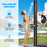 7.2 Feet Adjustable Outdoor Solar Heating Shower Head