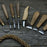 8-Piece Spoon Carving Tool Set with Sharpening Board
