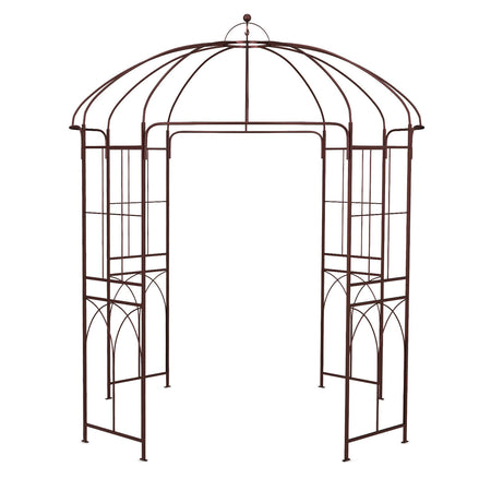 8.4 x 7 Feet Wide Birdcage Shape Garden Arbor