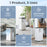 10000 BTU Portable Air Conditioner 3 in 1 Floor AC Unit Fan and Dehumidifier for Room