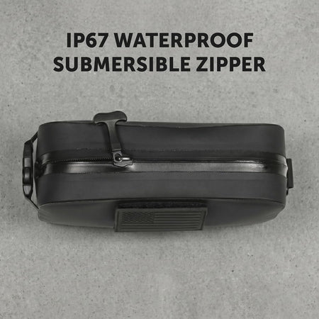 Waterproof Admin Pouch, IP67 Zipper Organizer for Electronics, Cables, Chargers, Travel Essentials and Everyday Carry