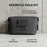 Waterproof Field Kit, IP67 Leakproof Zipper Pouch for Toiletries, Travel, First Aid, Tech Gear and Outdoor Essentials