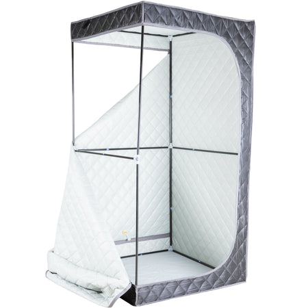 Durasage Portable Full Body Steam Sauna for at Home | 1200W 2.6L Steam Generator Including Remote Control | Portable Chair (1-Person)