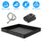 41x41x5.5in Portable Shower Pan Foldable Shower Basin Collapsible Camping Shower Tent Base with Detachable Drain Pipe for Indoor & Outdoor
