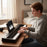 88 Keys Velocity-Sensitive Piano Keyboard with French DREAM Audio Source-Black