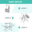 Foldable Outdoor BBQ Table Grilling Stand