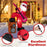 8.4 ft Inflatable Santa Claus with Sound-synced Light Effect and LED Lights