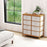 8 Drawers Dresser with Removable Fabric Bins for Bedroom-Beige