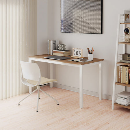 8 Pieces EVA Foam Floor Tiles with Wood Texture