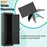 8 Rifle Safe Large Gun Cabinet with Storage Shelf-Black