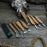 9-Piece Spoon Carving Tool Set with Sharpening Board