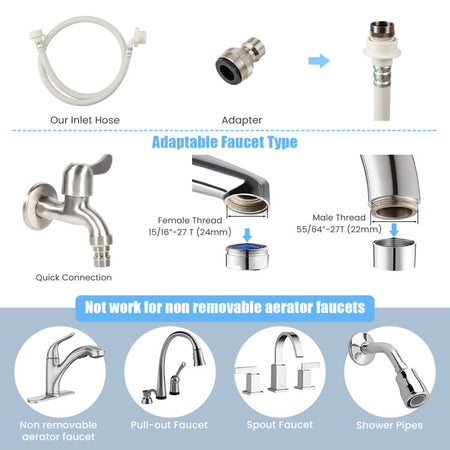 12 lbs Full-Auto Washer with 10 Settings