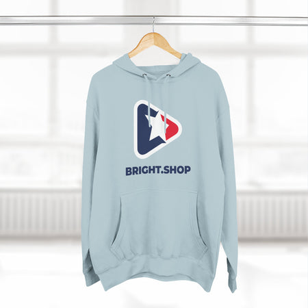 Three-Panel Fleece Hoodie