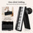 88 Key Foldable Piano Keyboard Portable Semi Weighted Electric Piano-Black