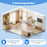 94.5 Pints Dehumidifier with 24H Timer and LED Display-White