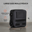 Large Water Resistant Tactical MOLLE Pouch for Plate Carriers, Battle Belts, Rucks and Field Gear. Durable Thermoplastic Design is Compatible with Backpacks, Tactical Belts, Chest Rigs and More