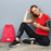 Drawstring Backpack String Bag Foldable Sports Sack with Zipper Pocket