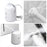Oversized Portable Steam Sauna for Weight Loss, Detox & Relaxation at Home, Chair Included - Silver