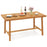 Acacia Wood Dining Table for 6 People Heavy-Duty Indoor Outdoor