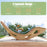 Acacia Wood Patio Rocking Sun Lounger Chaise Lounge with Ergonomic Curved Seat