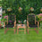 3 Pieces Acacia Wood Rocking Bistro Set