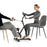 Adjustable LCD Pedal Exercise Bike with Massage-Yellow