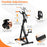 Adjustable LCD Pedal Exercise Bike with Massage-Yellow