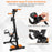Adjustable LCD Pedal Exercise Bike with Massage-Yellow