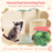49 Inch Tall Multi-Level Aesthetic Floral Kitten Tower with Flower-Shaped Plush Padded Perch-Multicolor