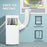 8000 BTU Portable AC w/ Timer