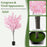 6.5 FT Tall Artificial Cherry Blossom Tree with 900 Pink Flowers