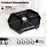 Automotive Rolling Tool Creeper with 4 Swivel Casters and 30 lbs Weight Capacity-Black