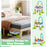 4-in-1 Baby Bouncer Activity Center with 3 Adjustable Heights-Green