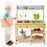 Backyard Pretend Play Toy Kitchen with Stove Top