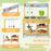 Backyard Pretend Play Toy Kitchen with Stove Top