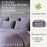 Bamboo Duvet Cover Set - 100% Viscose from Bamboo - 3pc - Platinum Geo