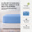 Bamboo Fitted Sheet - 100% Viscose from Bamboo - Ocean