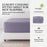 Bamboo Fitted Sheet - 100% Viscose from Bamboo - Platinum