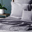 Bamboo Quilted Coverlet - 100% Viscose from Bamboo - Platinum